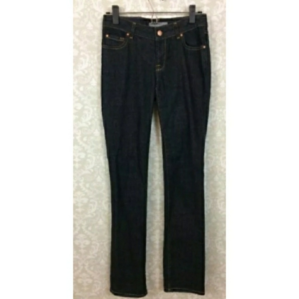 Zara Woman jeans straight leg dark wash